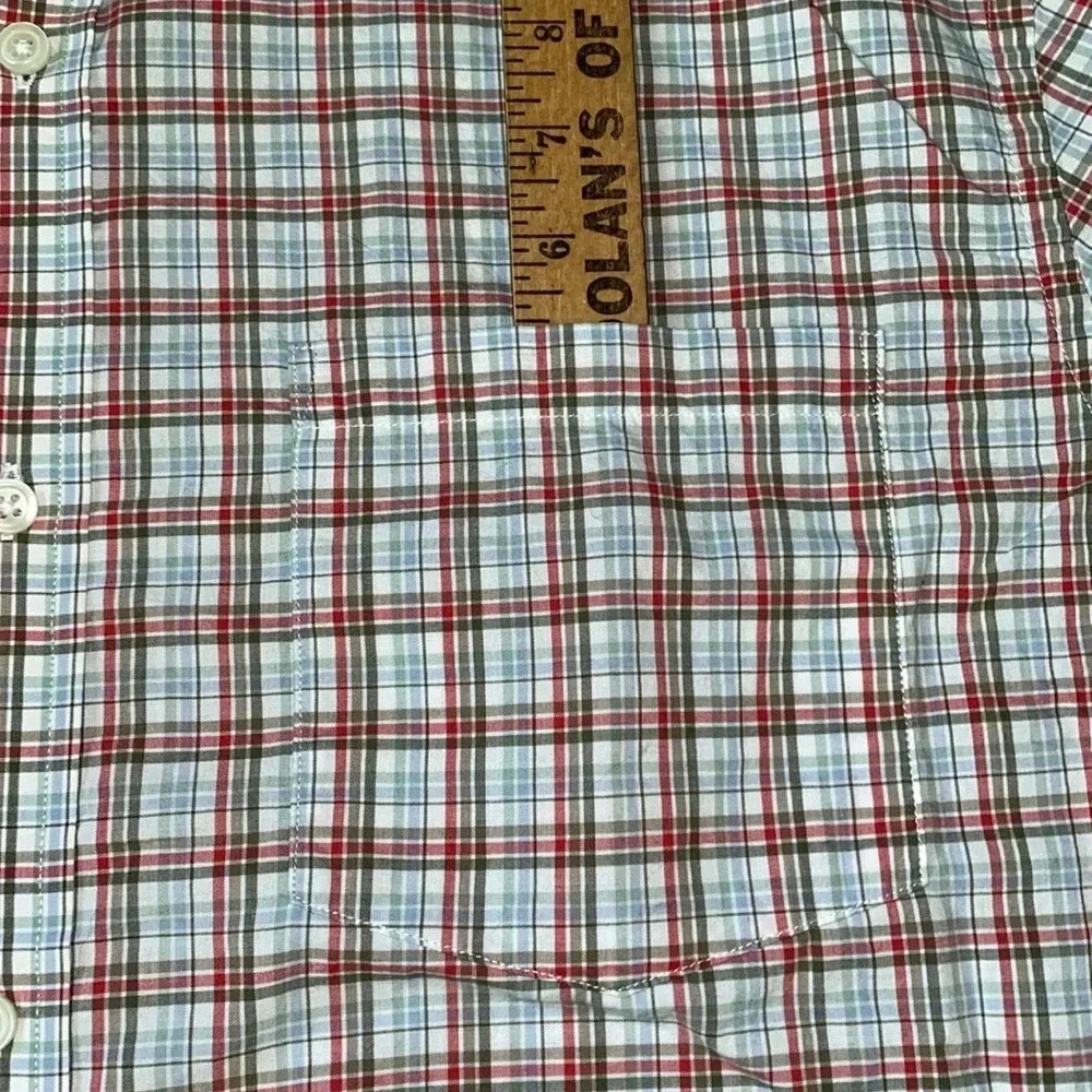 BANANA REPUBLIC button down short sleeve stretch soft wash slim fit NEW size XL